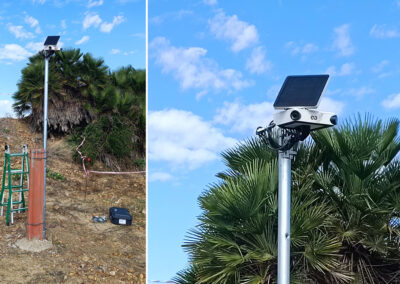 GRUPO OPEN Instala Cámaras Timelapse TIKEE para DRONDE SERVICIOS AÉREOS en el Parque Solar REY de Carmona